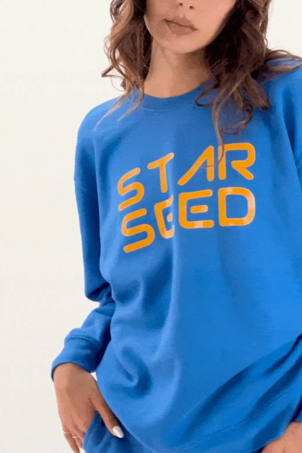 Starseed Crewneck Sweatshirt in Cosmo - Image 3